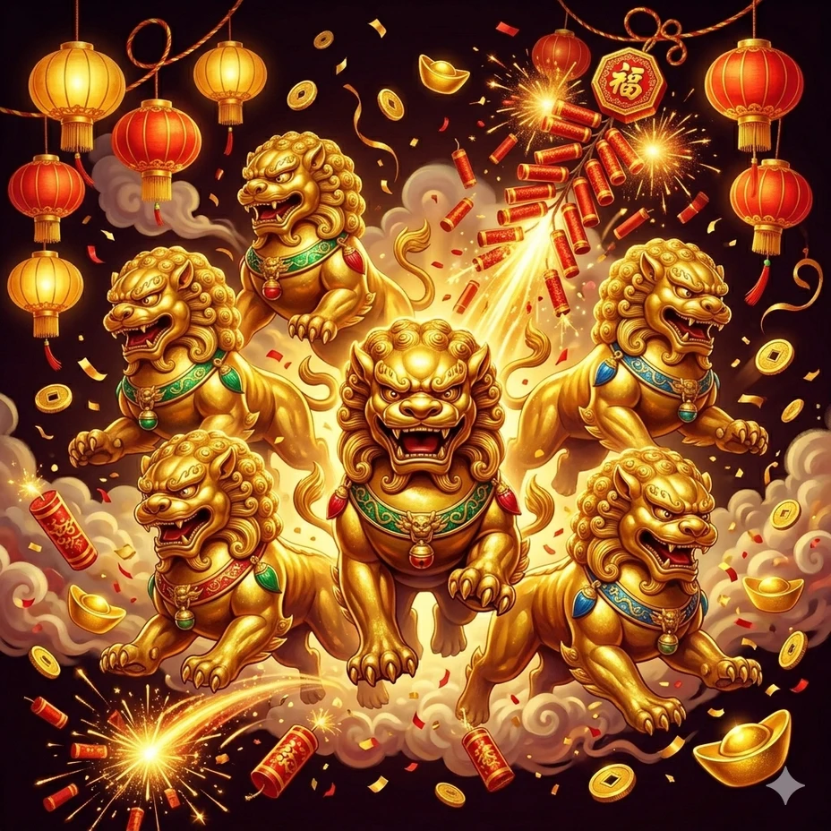 Five Lions Megaways kolikkopeli